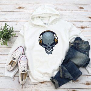 Music Skull Hoodie, Sweatshirt